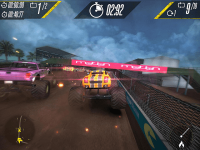 Capture d'écran de l'application Insane Monster Truck Racing - #1