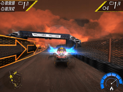 Capture d'écran de l'application Insane Monster Truck Racing - #5