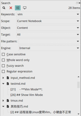 Capture d'écran de l'application VNote - #3