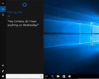 Capture d'écran de l'application Cortana - #2