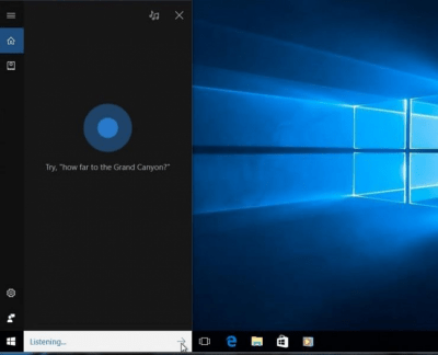 Capture d'écran de l'application Cortana - #3