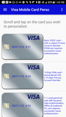 Capture d'écran de l'application VMCP - #3