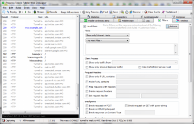 Capture d'écran de l'application Fiddler - #4