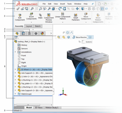 Capture d'écran de l'application SolidWorks - #1