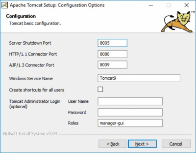 Capture d'écran de l'application Apache Tomcat - #1