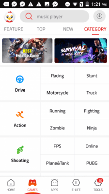Capture d'écran de l'application 9Apps - #7
