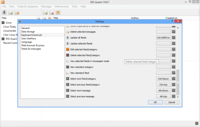 Capture d'écran de l'application RSS Guard - #8