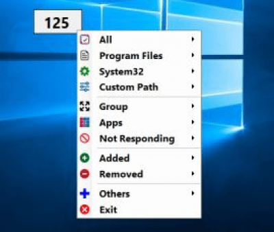 Capture d'écran de l'application myProcesses - #3