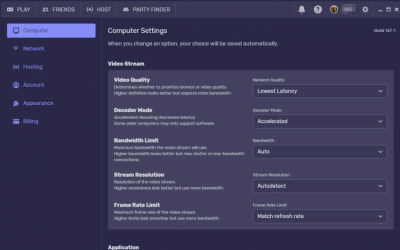 Capture d'écran de l'application Parsec - #3