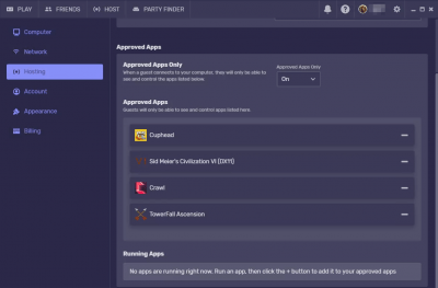Capture d'écran de l'application Parsec - #13