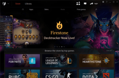 Capture d'écran de l'application Overwolf - #7