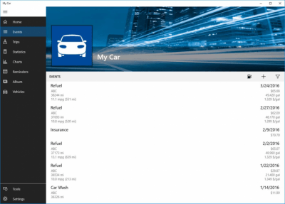 Capture d'écran de l'application My Car - #2