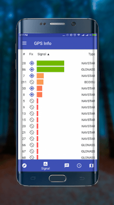 Capture d'écran de l'application GPS info - #3