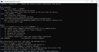 Capture d'écran de l'application Android Debug Bridge (adb) - #4