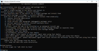 Capture d'écran de l'application Android Debug Bridge (adb) - #5