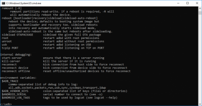 Capture d'écran de l'application Android Debug Bridge (adb) - #6