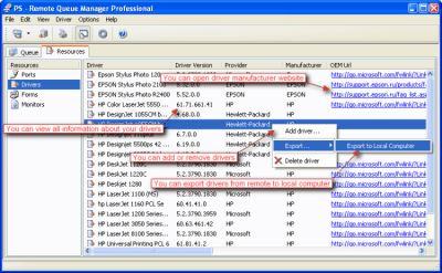 Capture d'écran de l'application Remote Queue Manager Professional - #3