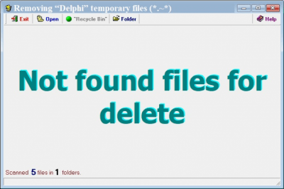Capture d'écran de l'application RemoveDelphiTemp - #5
