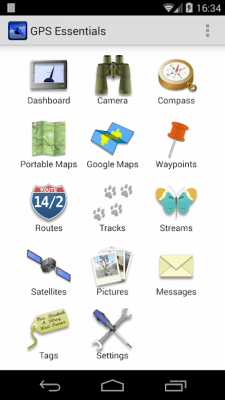 Capture d'écran de l'application GPS Essentials - #1