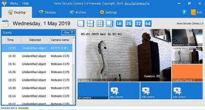 Capture d'écran de l'application Home Security Camera - #1