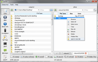Capture d'écran de l'application QtADB - #6