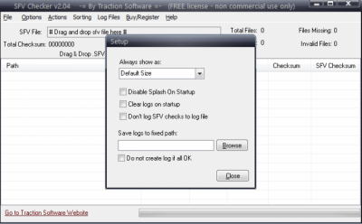 Capture d'écran de l'application SFV Checker - #3