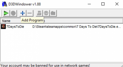 Capture d'écran de l'application D3DWindower - #3
