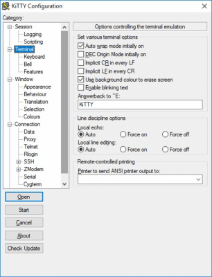 Capture d'écran de l'application KiTTY - #4