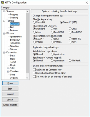 Capture d'écran de l'application KiTTY - #5