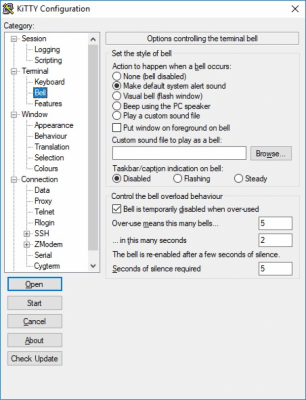 Capture d'écran de l'application KiTTY - #6