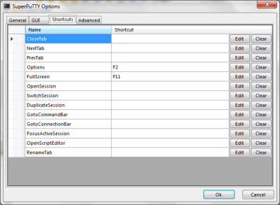 Capture d'écran de l'application SuperPutty - #3
