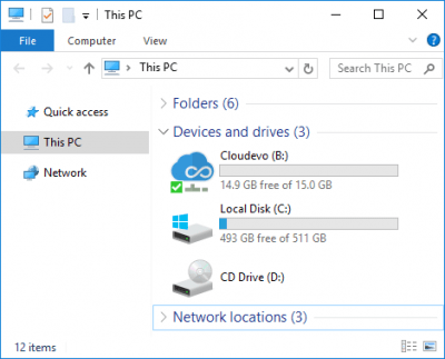 Capture d'écran de l'application Cloudevo - #3