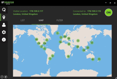 Capture d'écran de l'application IPVanish VPN - #3