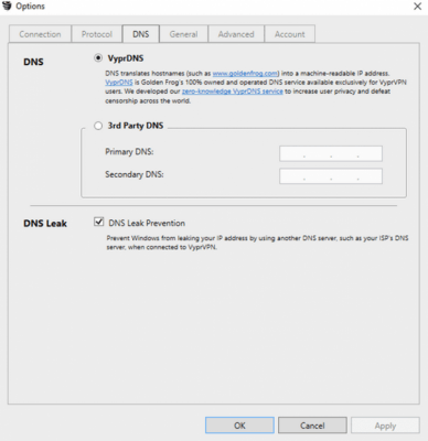 Capture d'écran de l'application VyprVPN - #4