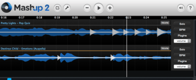 Capture d'écran de l'application Mashup 2 - #6