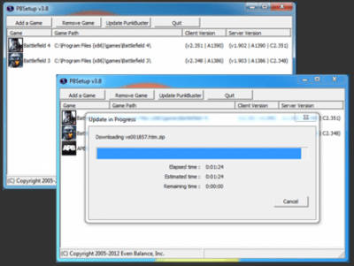 Capture d'écran de l'application PunkBuster - #3