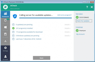 Capture d'écran de l'application UCheck - #4