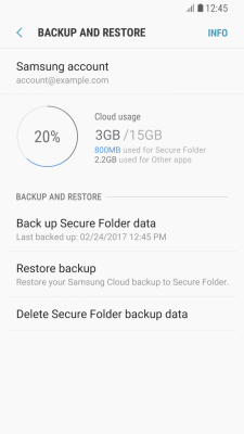 Capture d'écran de l'application Secure Folder - #5