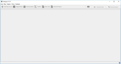 Capture d'écran de l'application Autopsy - #5