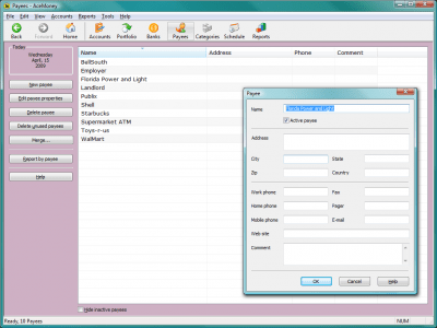 Capture d'écran de l'application AceMoney Lite - #5