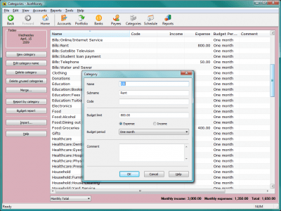 Capture d'écran de l'application AceMoney Lite - #6