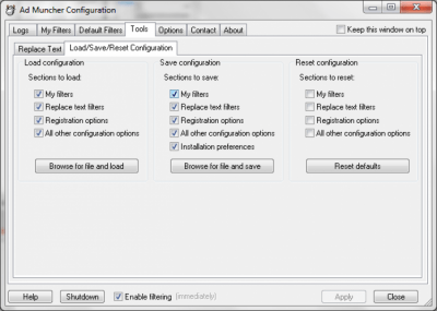 Capture d'écran de l'application Ad Muncher - #3