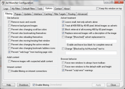 Capture d'écran de l'application Ad Muncher - #4