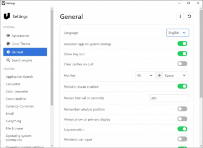 Capture d'écran de l'application Ueli - #4