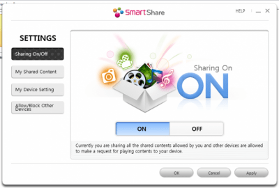 Capture d'écran de l'application LG Smart Share - #5