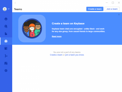 Capture d'écran de l'application Keybase - #4