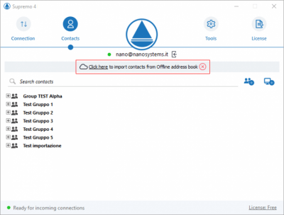 Capture d'écran de l'application Supremo - #3