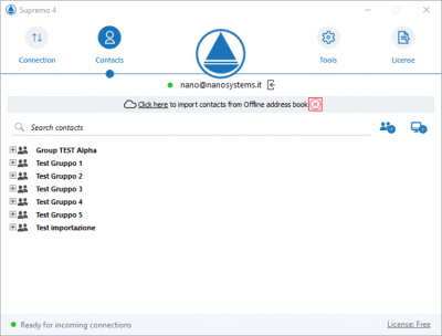 Capture d'écran de l'application Supremo - #5
