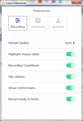 Capture d'écran de l'application Loom - #3
