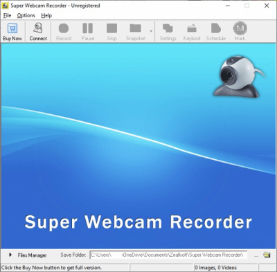 Capture d'écran de l'application Super Webcam Recorder - #1